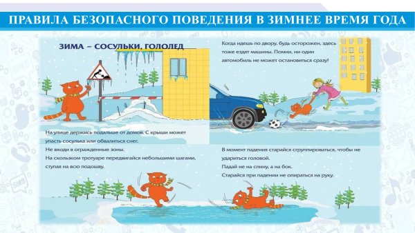 Правила поведения зимой