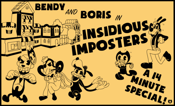 Bendy and the Ink Machine плакат с БЕНДИ