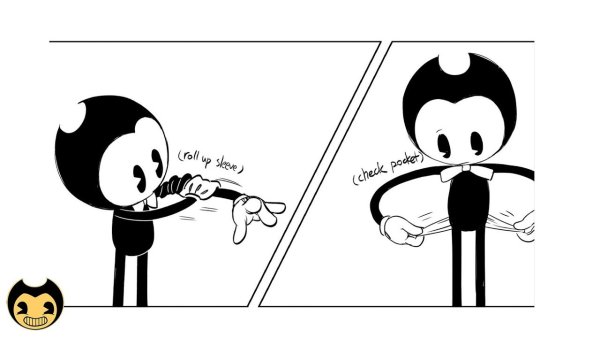 Bendy and the Ink Machine плакат с БЕНДИ