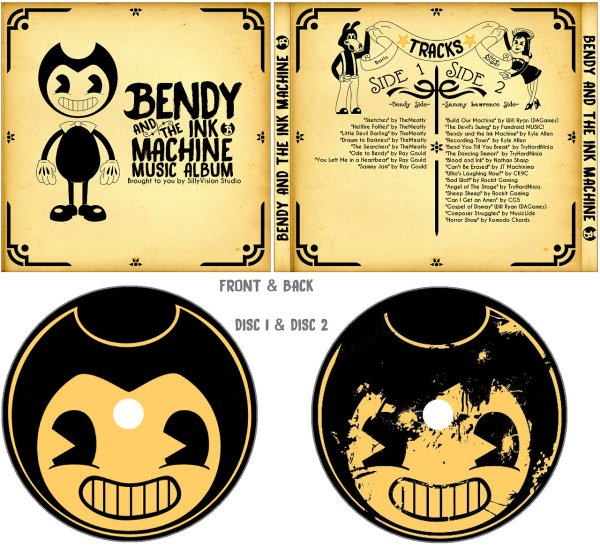 Постеры БЕНДИ И чернильная машина из игры