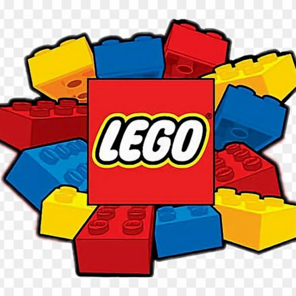 Лего логотип без фона