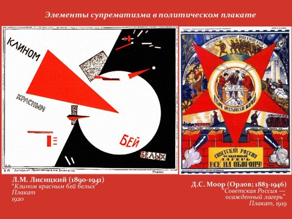 Лазарь Маркович Лисицкий клином красным Бей белых