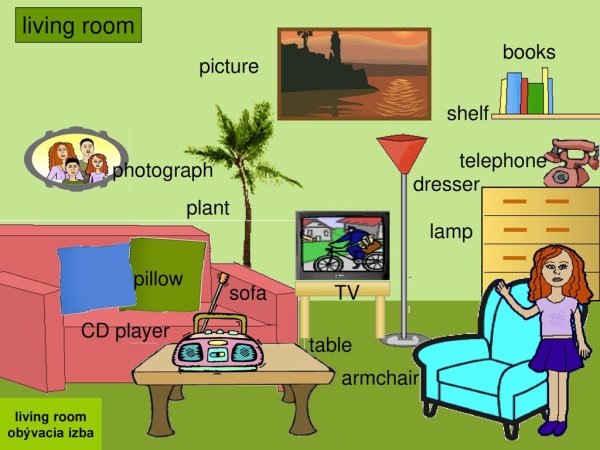 Комната мебель английский для малышей