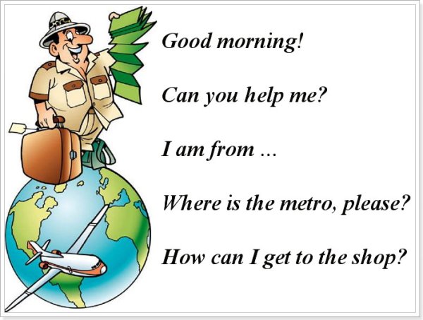 Выражения на английском для путешествий