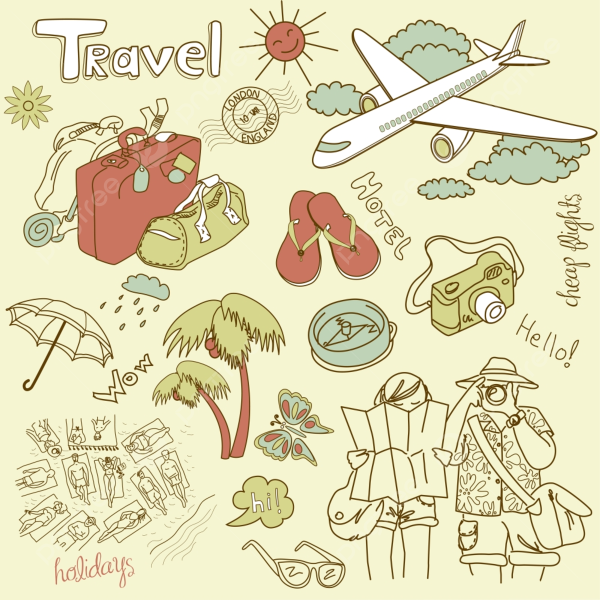 Путешествовать иллюстрация