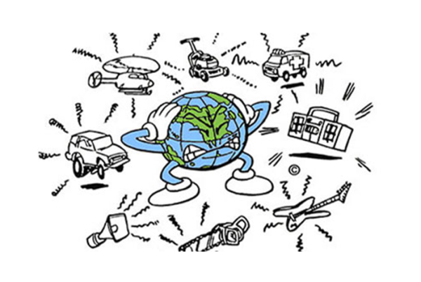 Шум вредит здоровью плакат