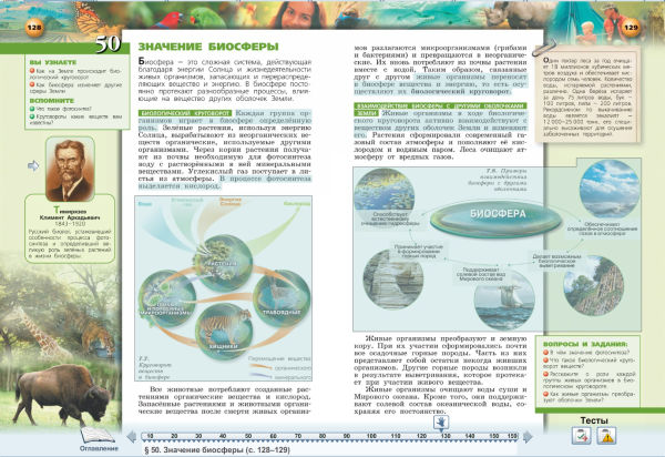 Биосфера 6 класс география