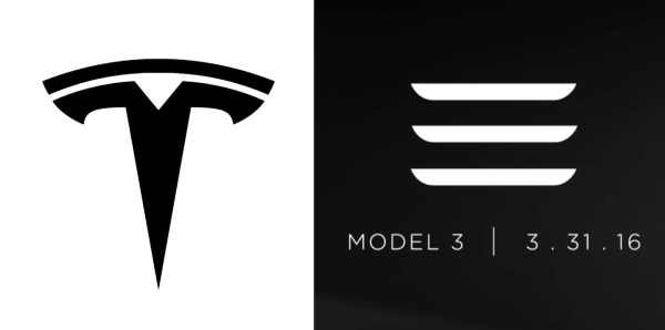 Tesla model 3 logo