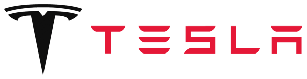 Надпись логотипа Тесла