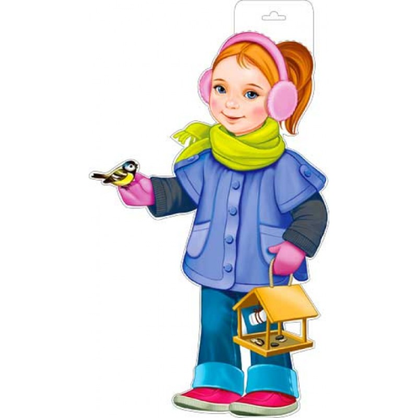 Девочка в зимней одежде