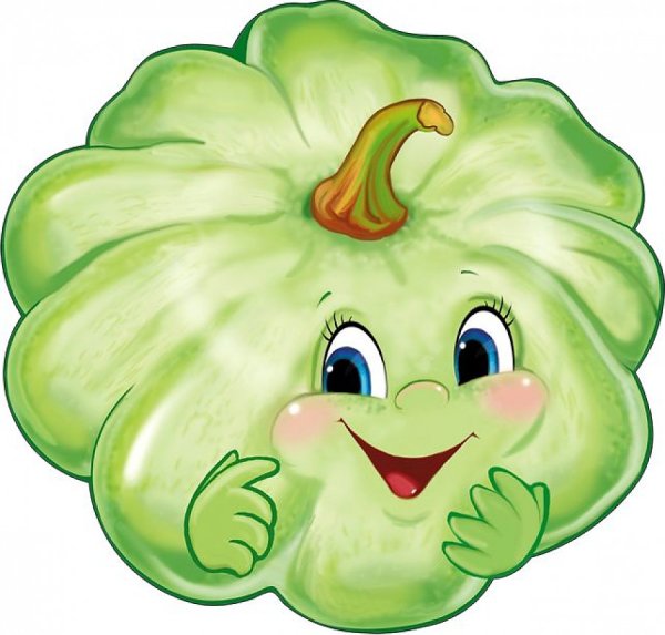 Плакат вырубной "кабачок", a4