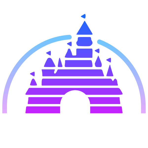 Замок Уолта Диснея вектор