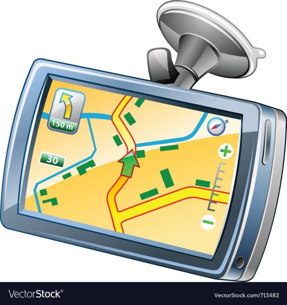 Навигатор на прозрачном фоне