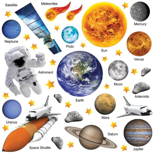 Россия исследует космос плакат