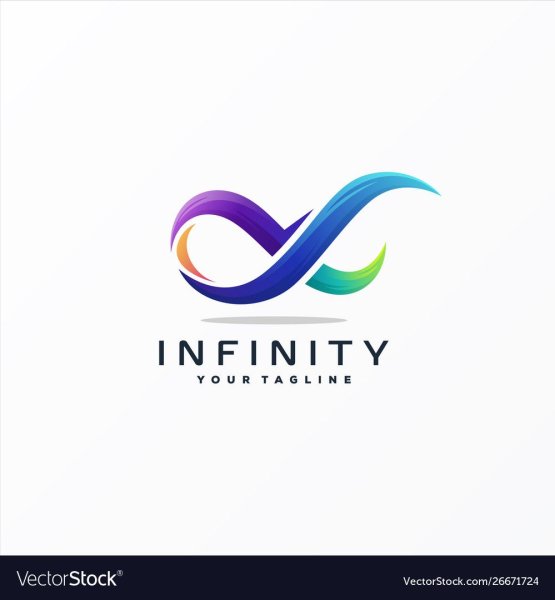 Бесконечность дизайн логотипа