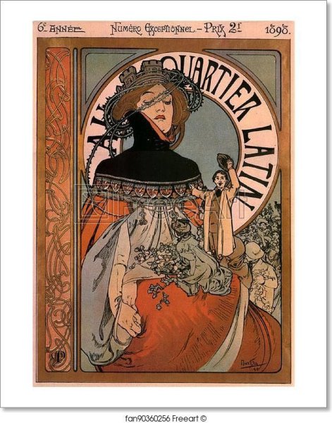 Альфонс Муха. «Сара Бернар в роли Медеи». 1898