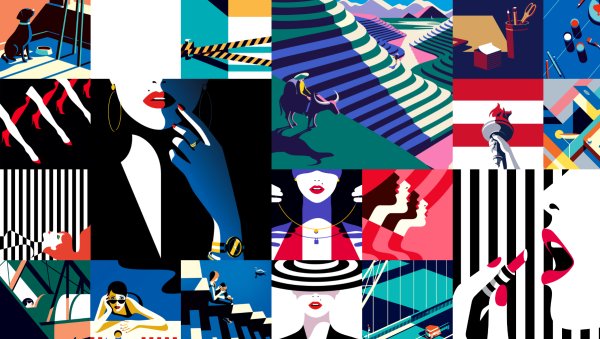 Фэшн плакат