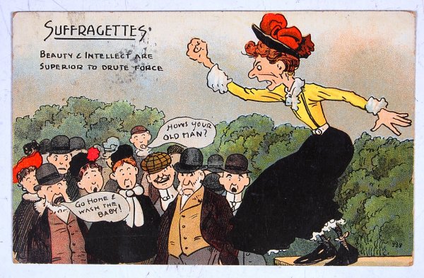 Суфражистки карикатуры