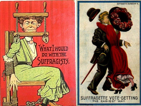 Плакаты votes for women