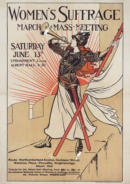Суфражизм плакаты