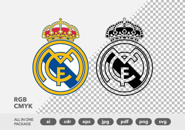 Эмблема Реал Мадрид 256x256