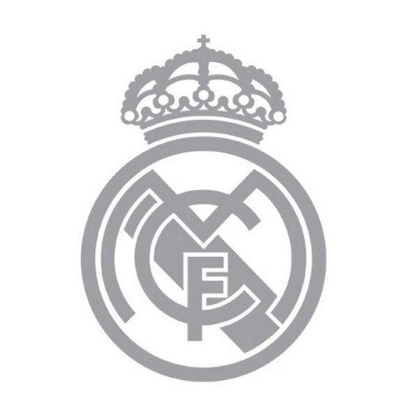 Реал Мадрид эмблема черно белая