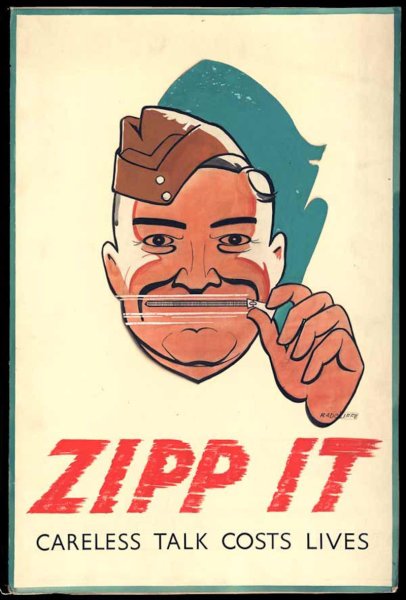 Плакат не Болтай