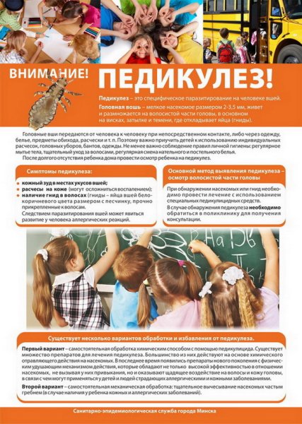 Профилактика педикулеза памятка