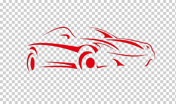 Контур автомобиля для логотипа