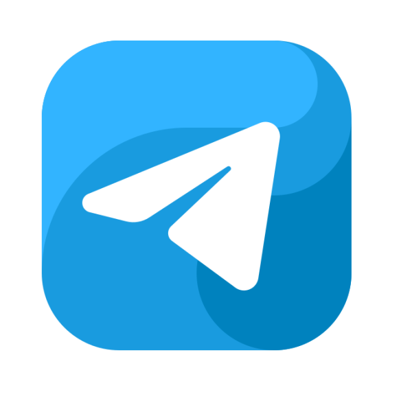 Telegram логотип на прозрачном фоне