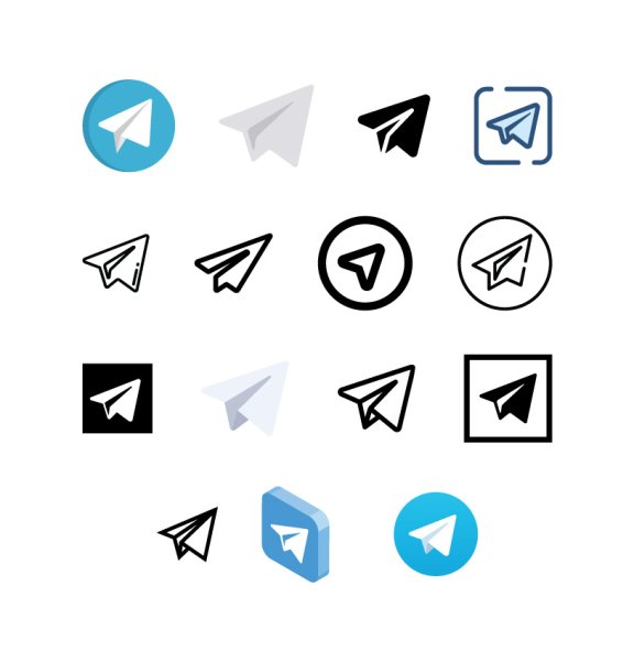 Знак телеграм вектор