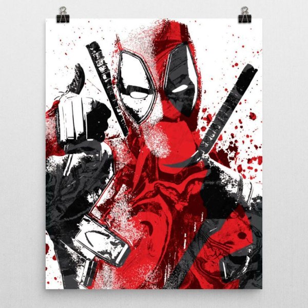 Постер Дэдпул комикс