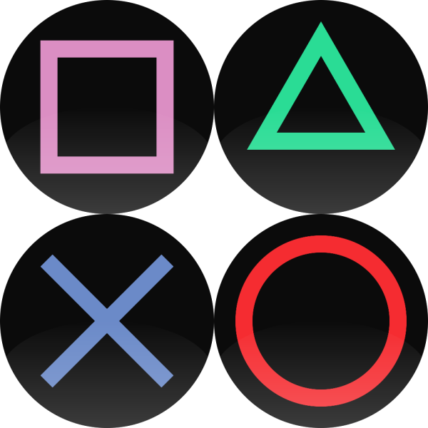 Треугольник квадрат круг крестик PLAYSTATION