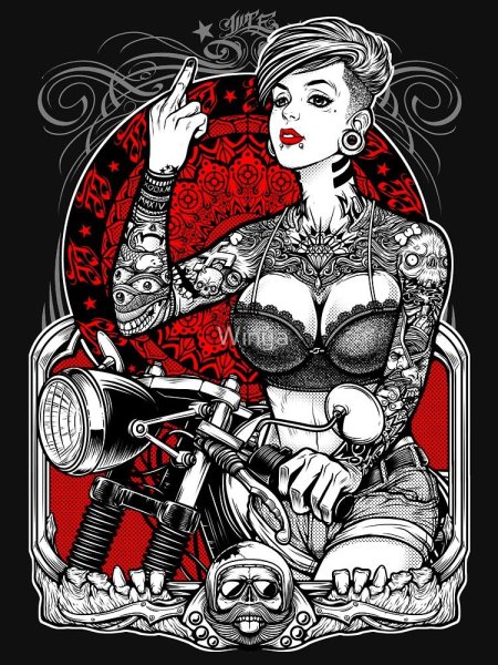 Эмблема тату салона