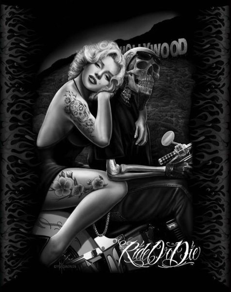 Татуировка Мерлин Монро