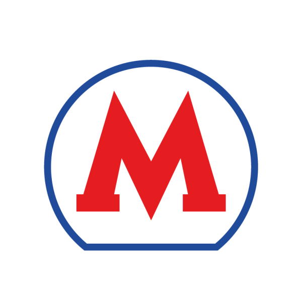 Логотип Московского метро Лебедев