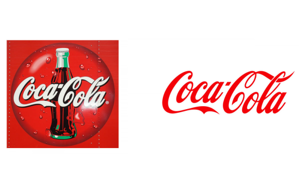 Надпись Кока кола
