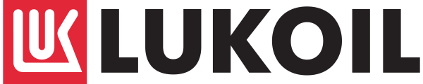 Лукойл логотип белый