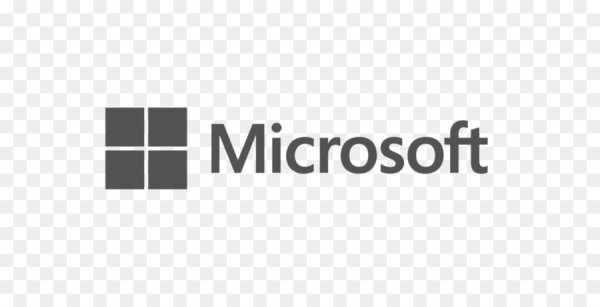 Microsoft логотип на прозрачном фоне