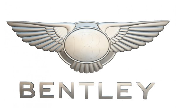 Bentley logo 3d model