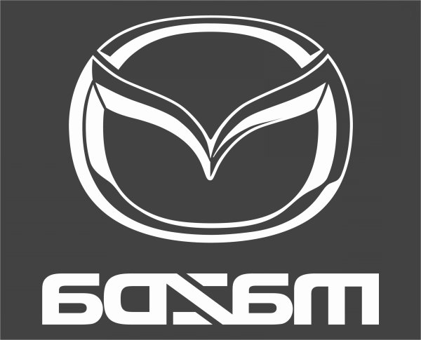 Мазда лого вектор