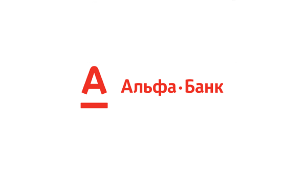 Альфа банк логотип без фона