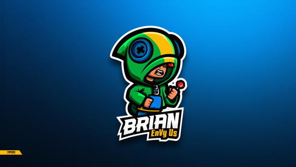 Надпись Леон Brawl Stars