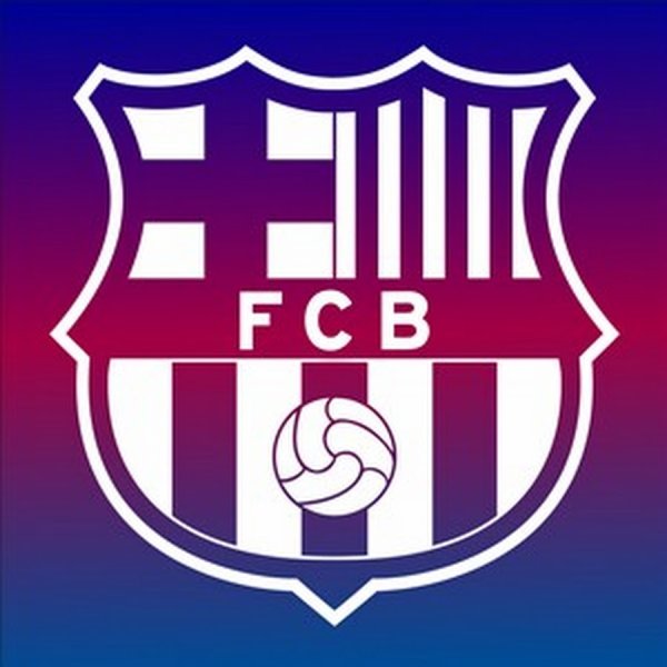 Логотип Барселоны на прозрачном фоне