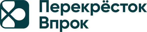 Перекресток логотип на белом фоне