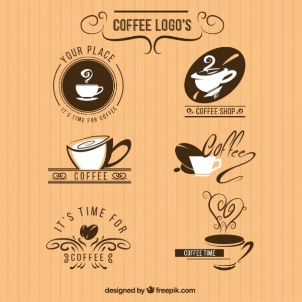 Логотип кофейня вектор