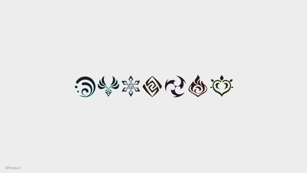 Геншин эмблемы стихий