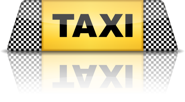 Визитка такси шашка