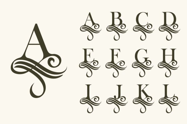 Монограмма вектор буквы