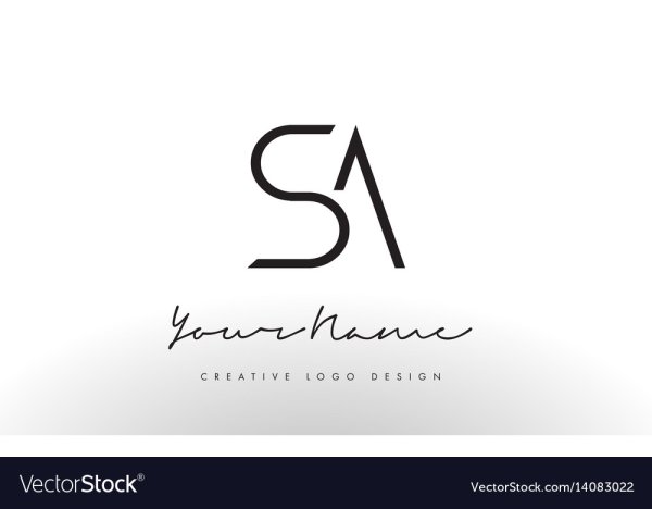 Логотип из букв sa